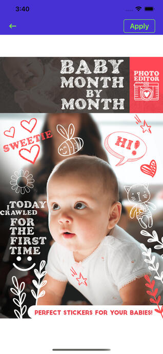 Track Baby Milestone Pic Maker